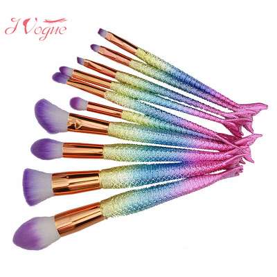 Brushes Makeup/Professional Cosmetic Mermaid Makeup Brushes